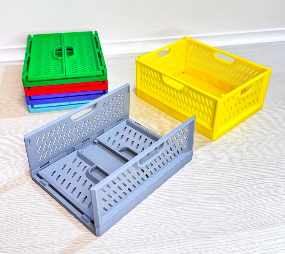 Caja plegable apilable impreso en 3D, foto 3