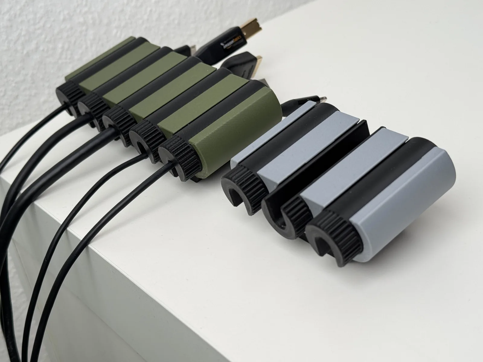 Organizador de cables de escritorio impreso en 3D, foto 5