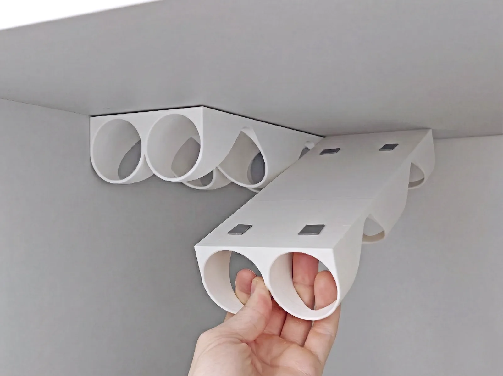 Organizador de rollos de cocina impreso en 3D, foto 3