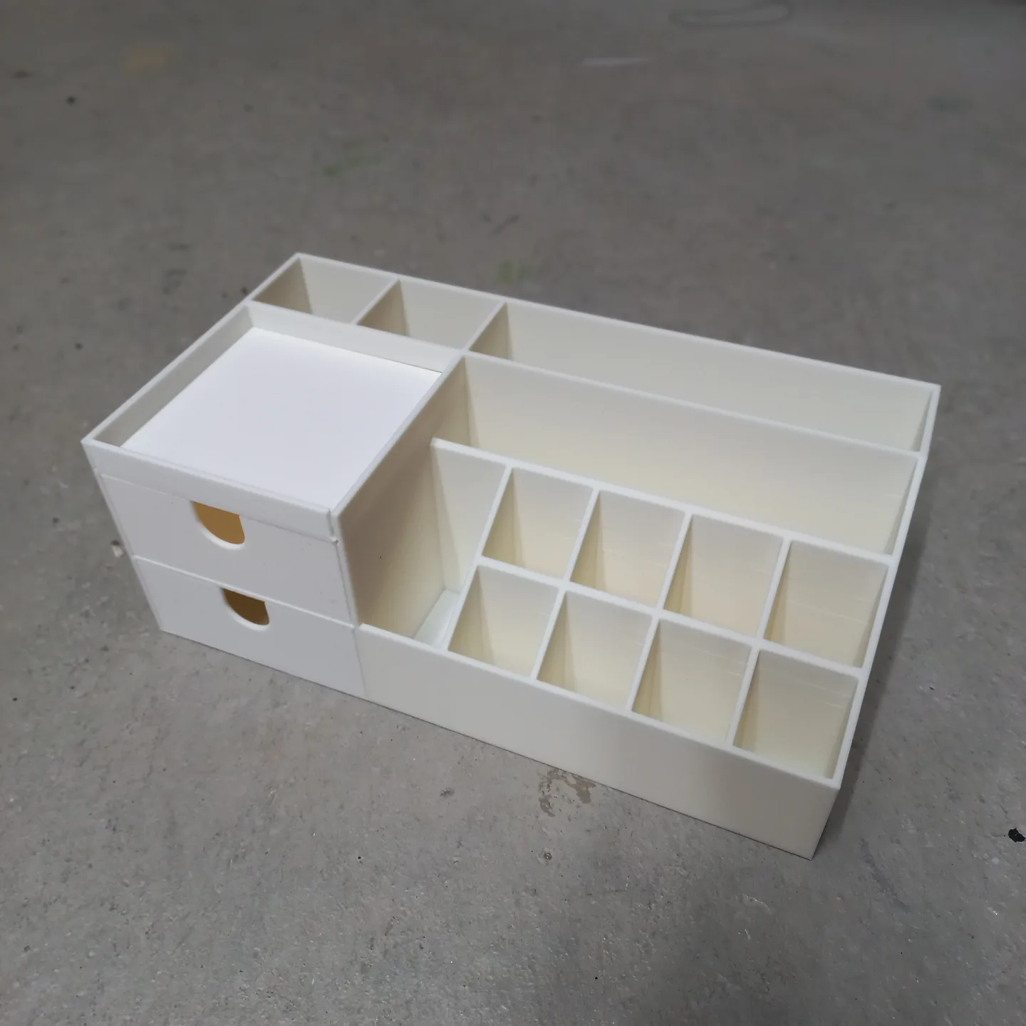 Organizador de maquiagem com gavetas
