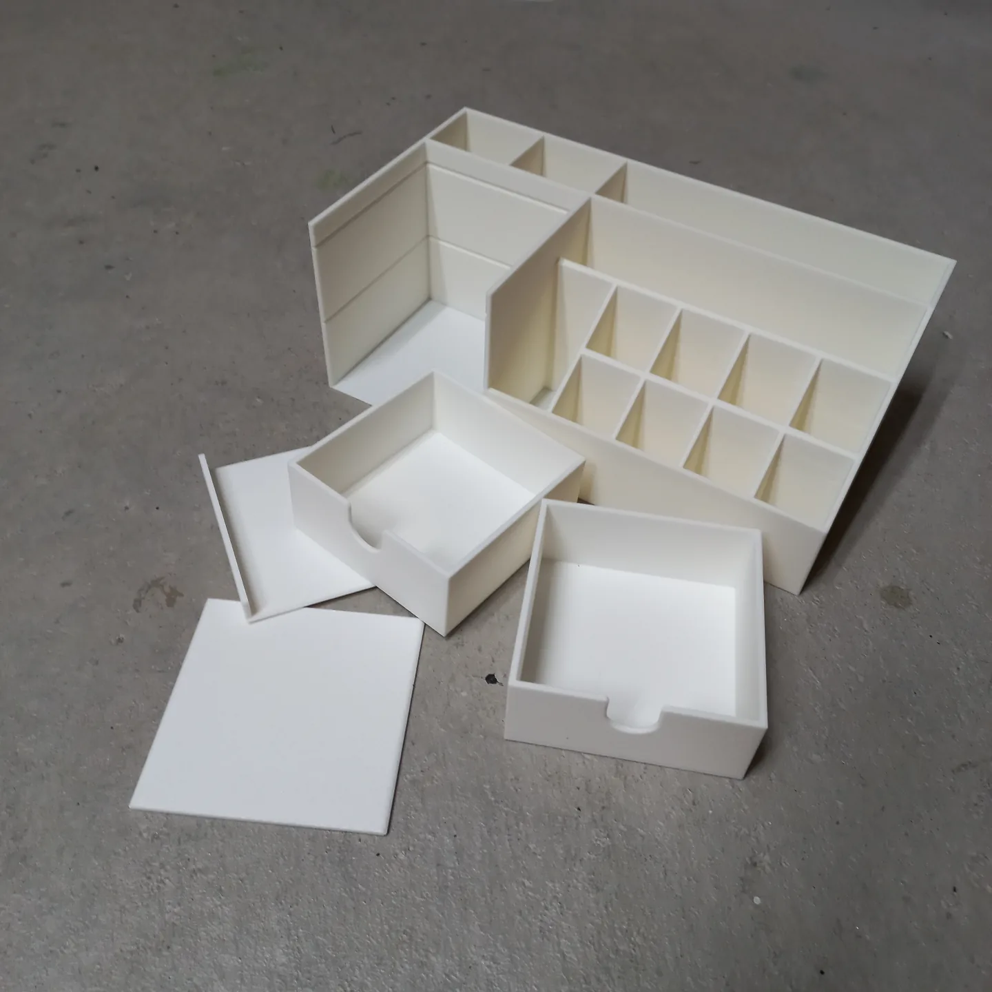 Organizador de maquiagem com gavetas impresso em 3D, foto 3