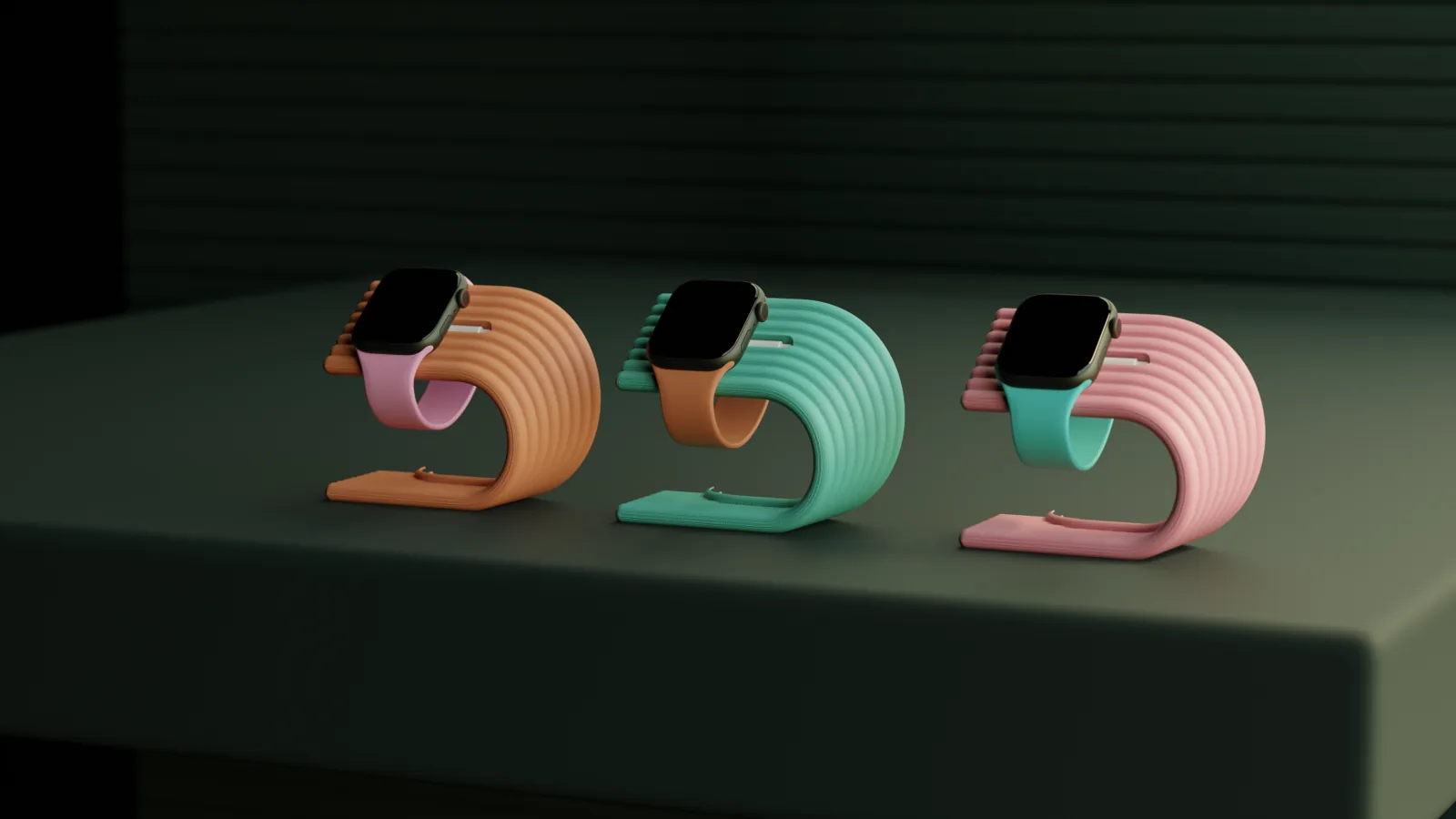 Base de carga para reloj inteligente impreso en 3D, foto 5