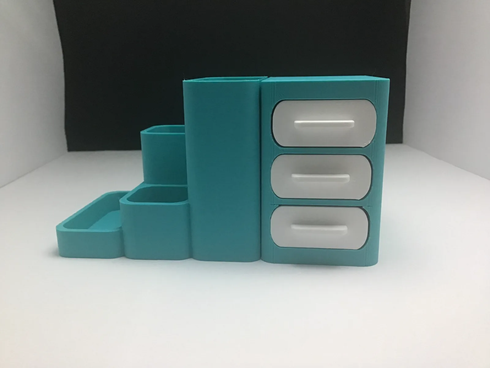 Organizador de mesa com gavetinhas impresso em 3D, foto 3