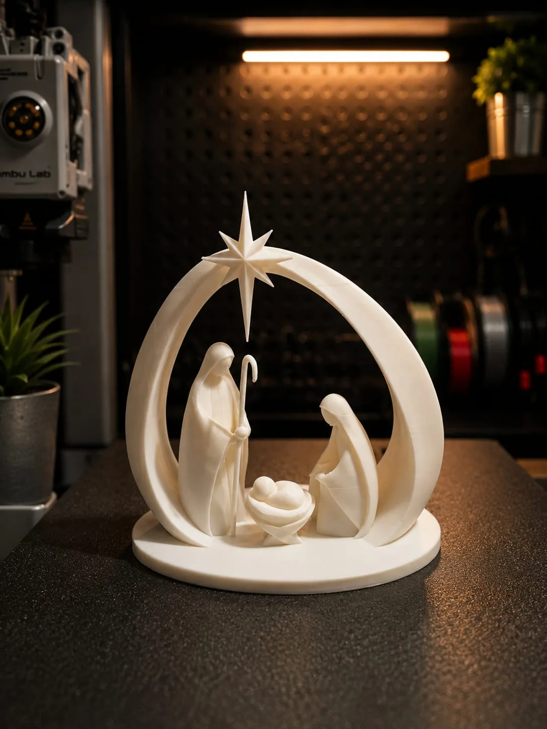 Sagrada Familia con arco y estrella impreso en 3D, foto 3