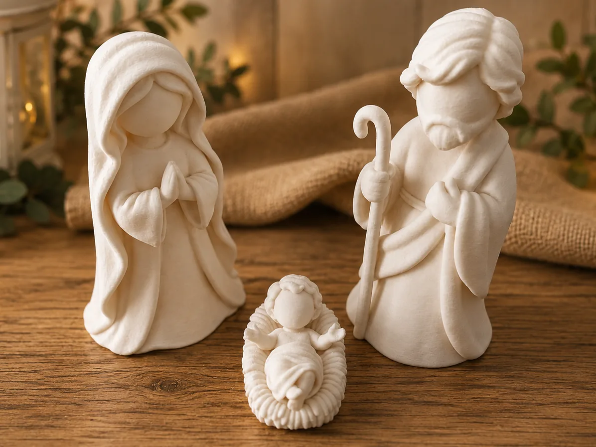 Sagrada Familia en figuras tiernas