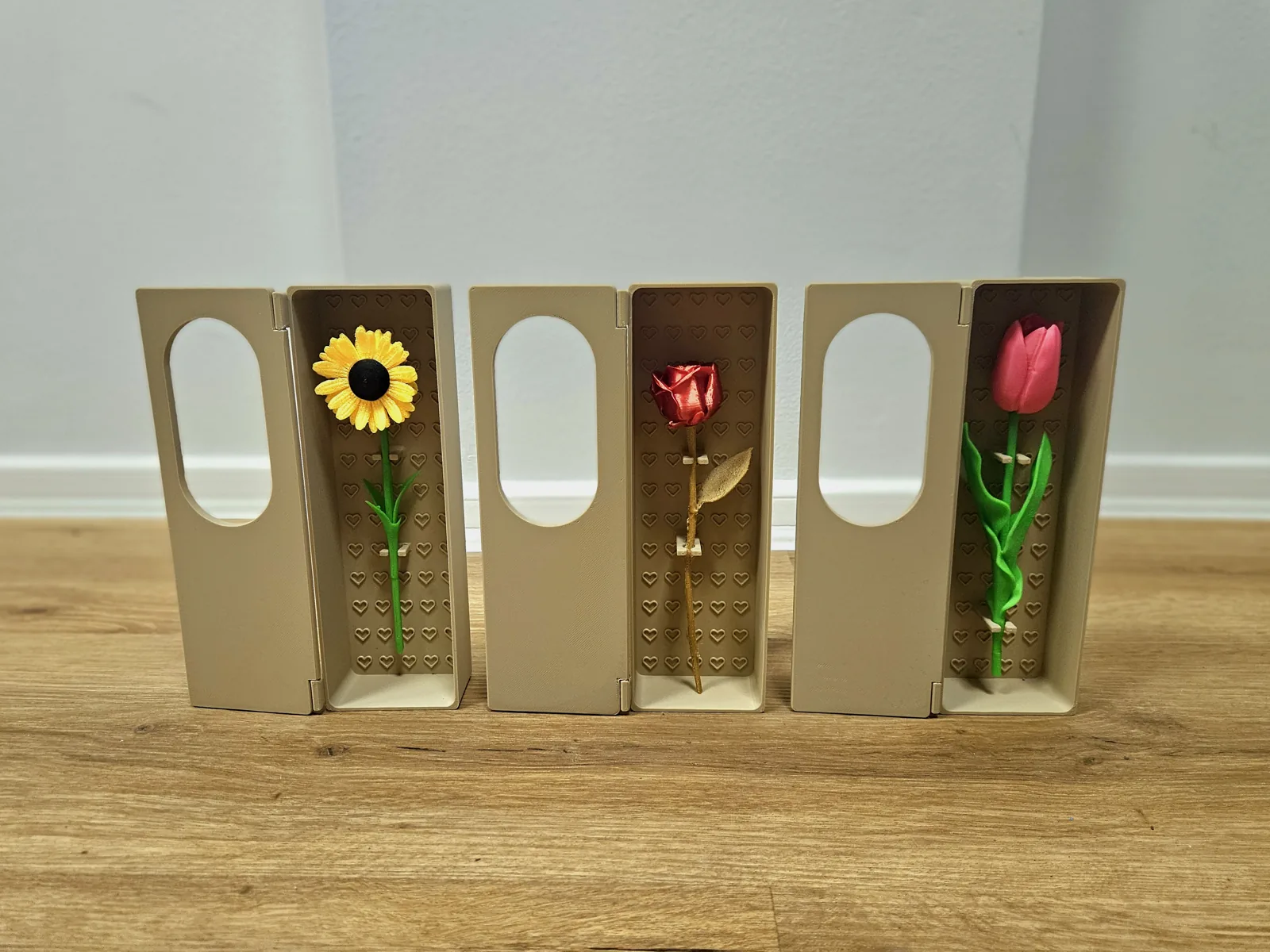 Caja para flor de regalo impreso en 3D, foto 5