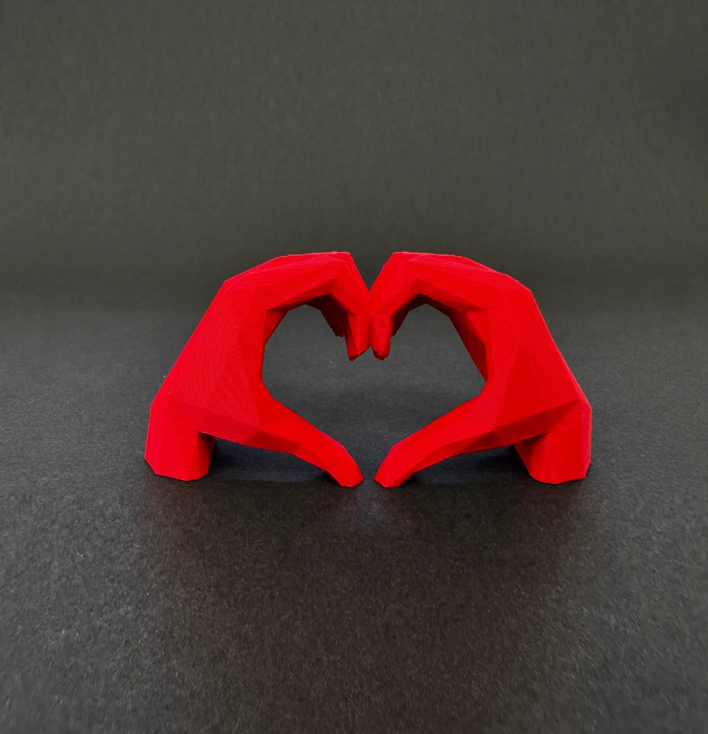 Mãos em Forma de Coração impresso em 3D, foto 4