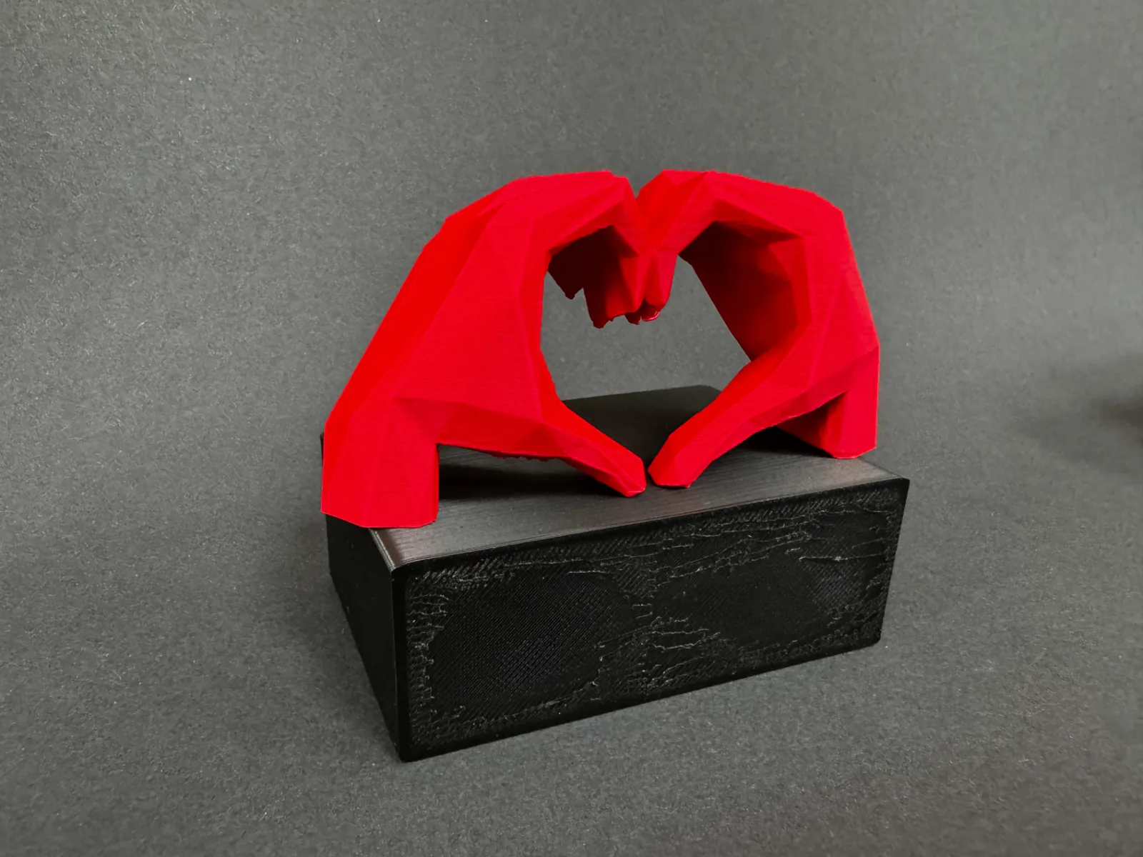 Mãos em Forma de Coração impresso em 3D, foto 5