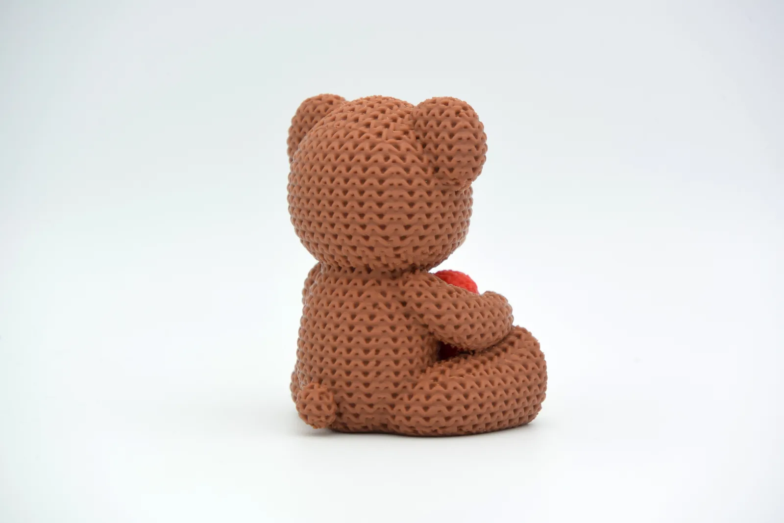 3D printed Knit-Look Teddy with Heart, photo 5