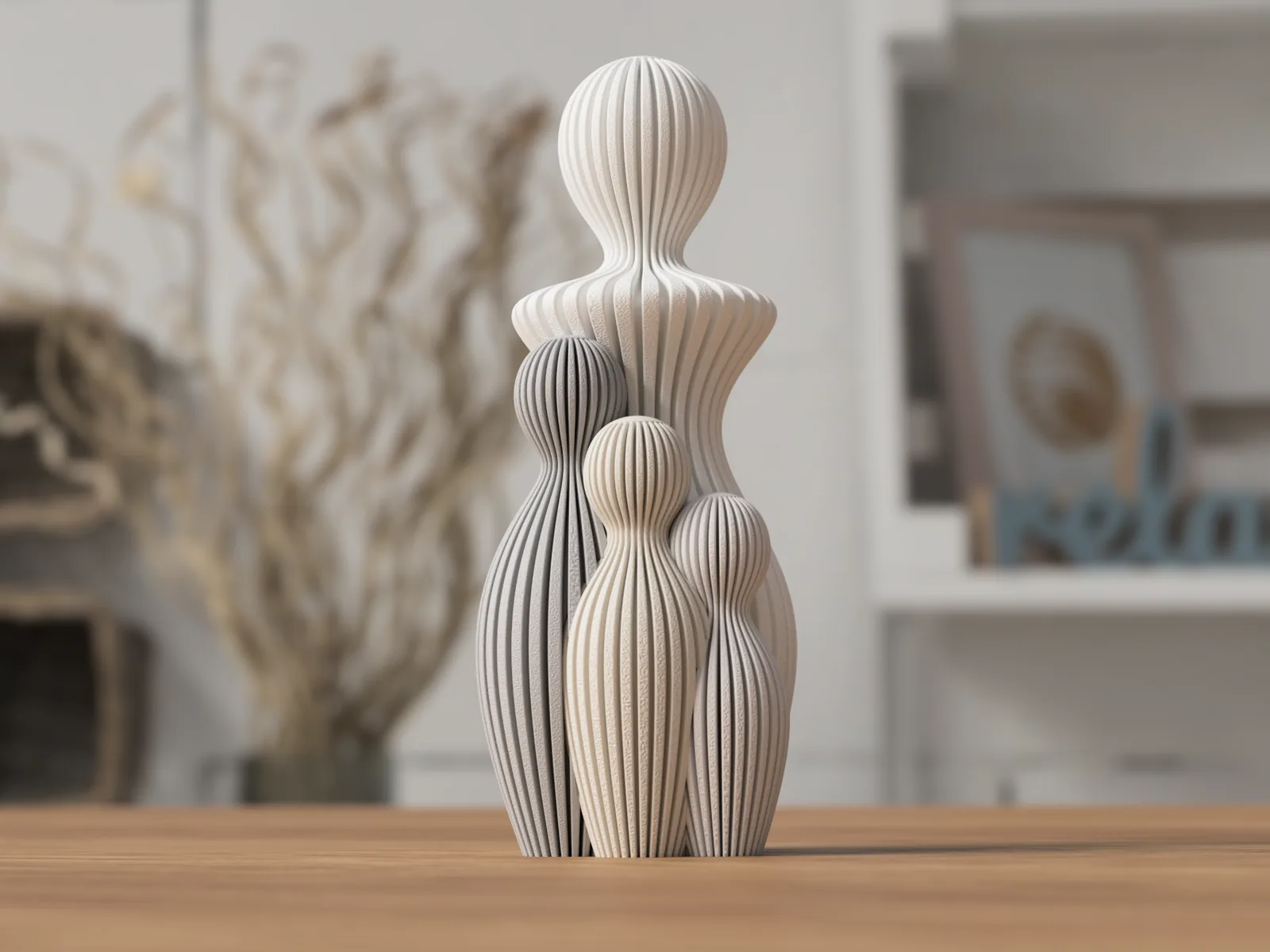 Estátua Mãe com Filho impresso em 3D, foto 3