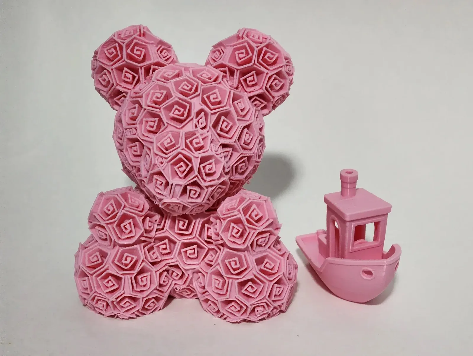 Oso de rosas impreso en 3D, foto 4
