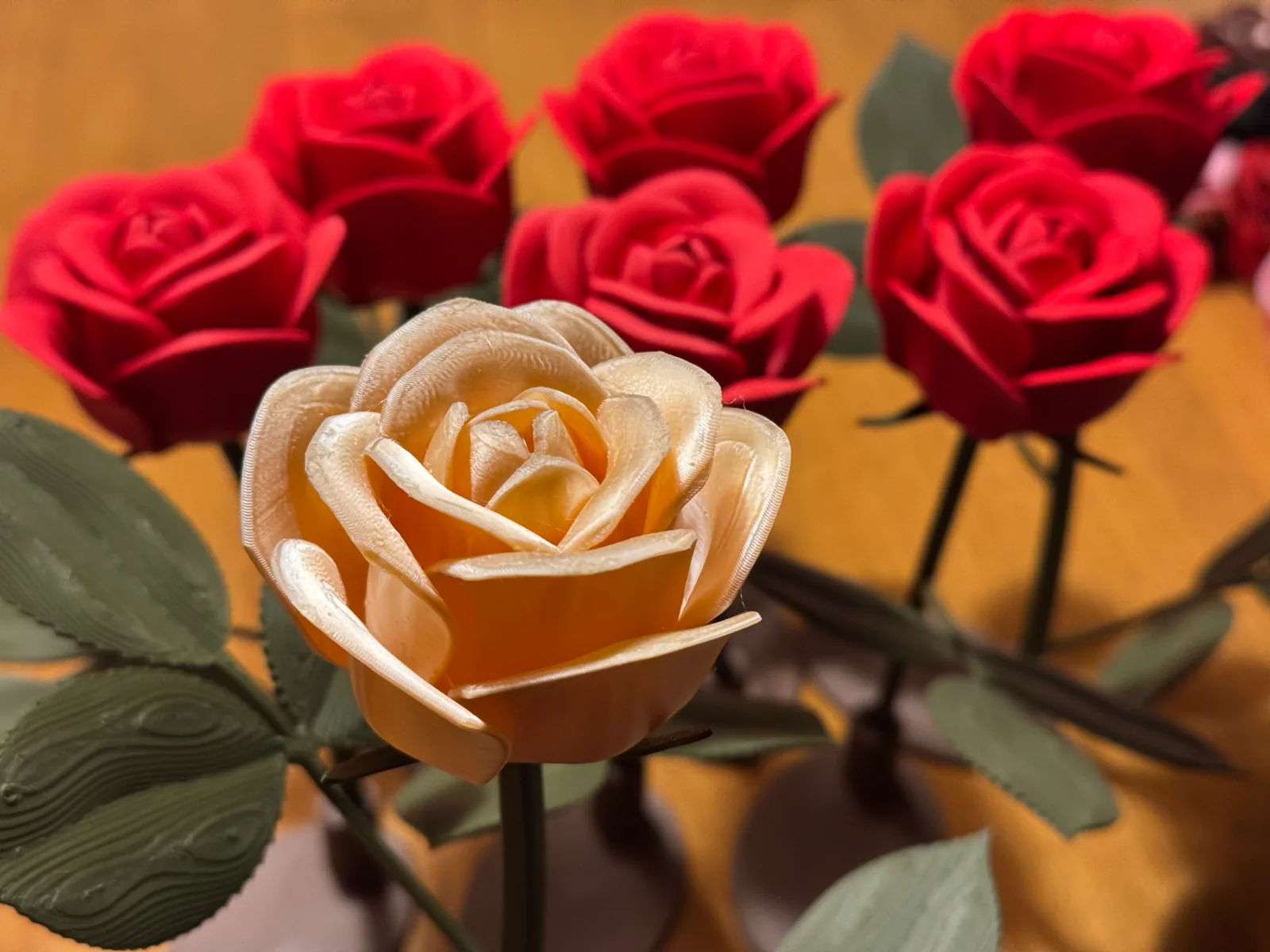 3D printed Rose with Stem, photo 4