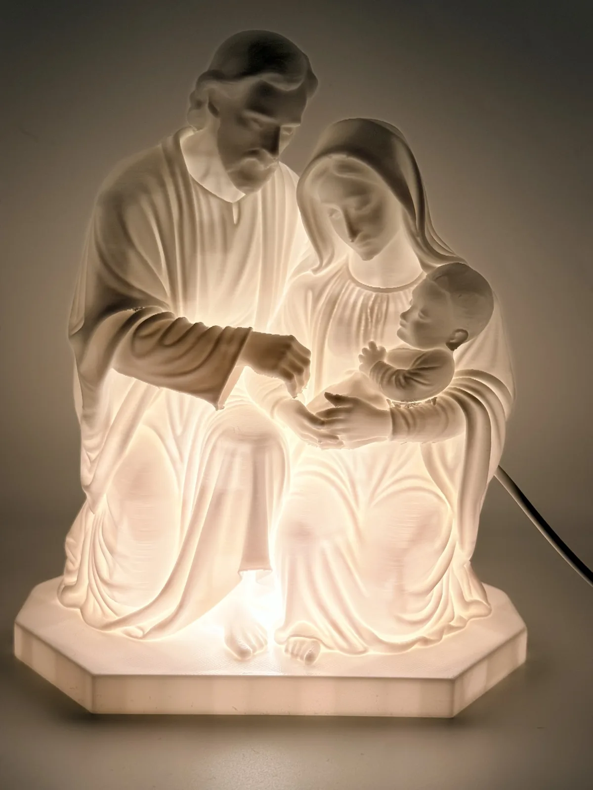 3D printed Illuminated Holy Family, photo 4