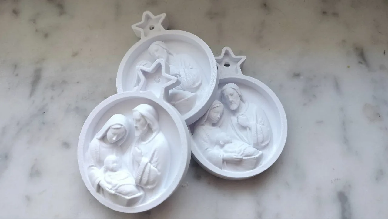Holy Family Medallion
