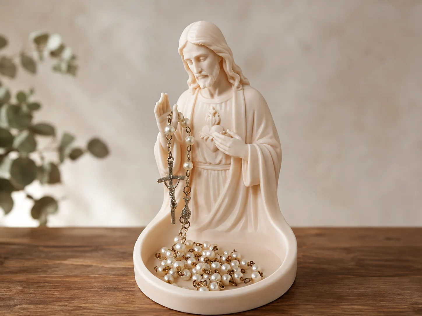 Sacred Heart of Jesus Rosary Holder