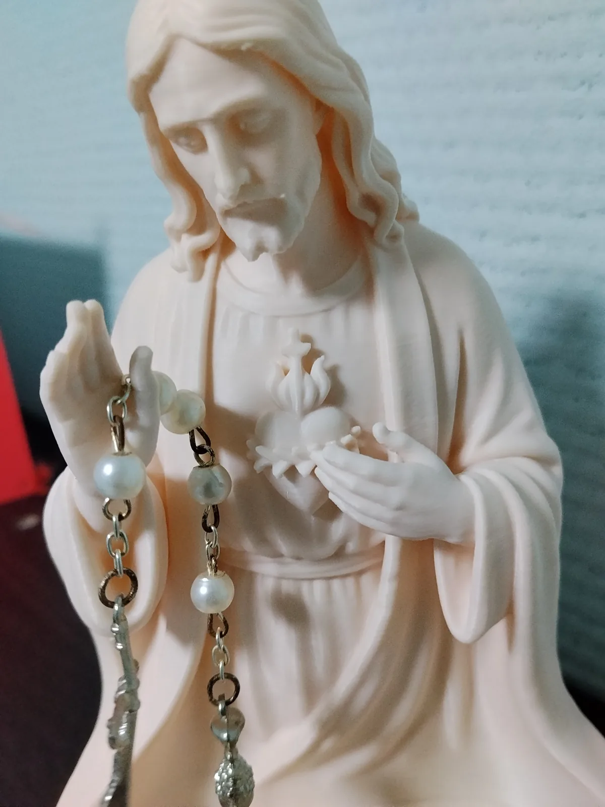 3D printed Sacred Heart of Jesus Rosary Holder, photo 4