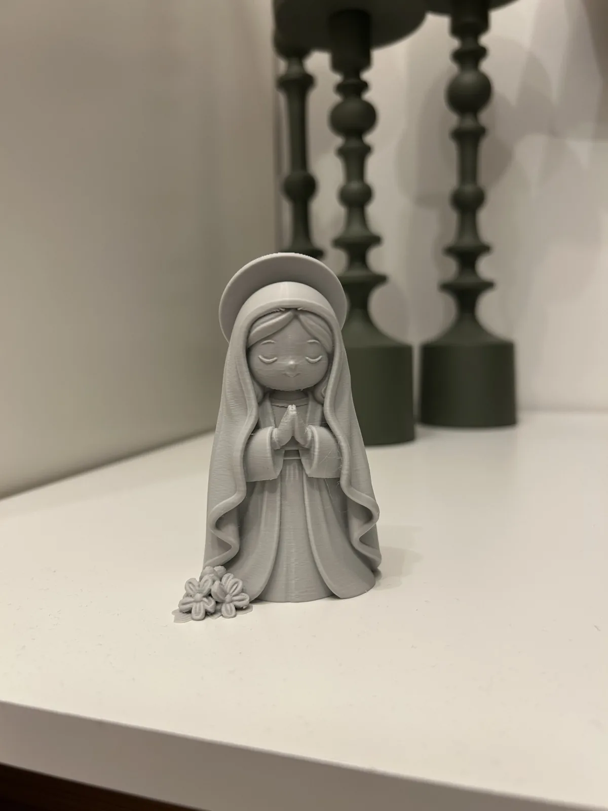 3D printed Praying Virgin Mary, photo 3