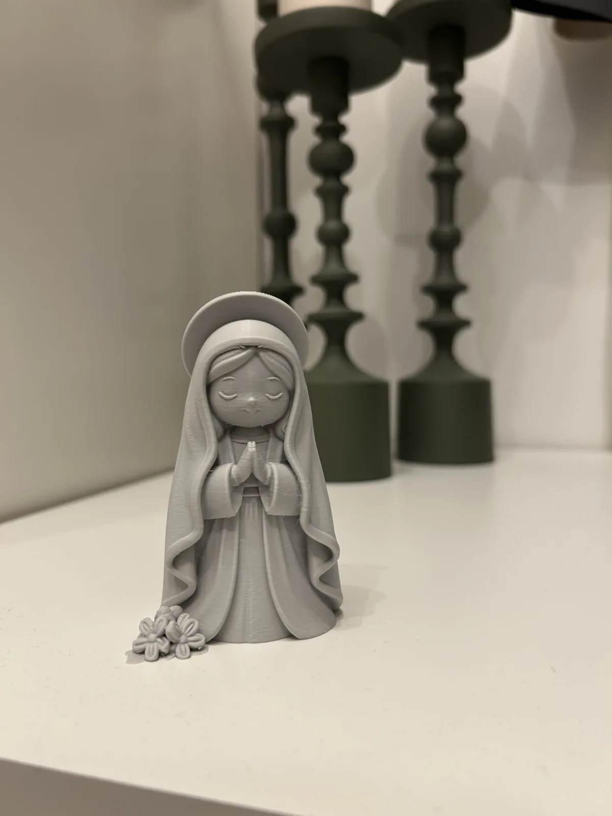 3D printed Praying Virgin Mary, photo 4