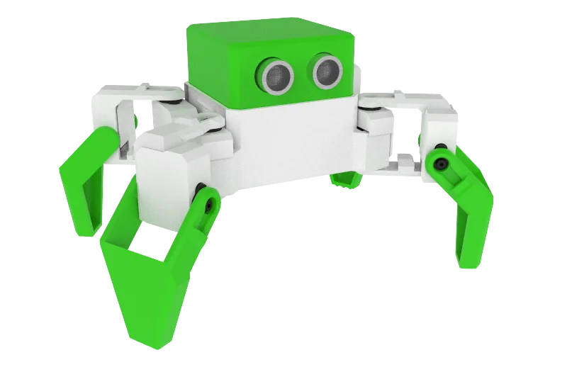 Robot cuadrúpedo programable de 8 servos
