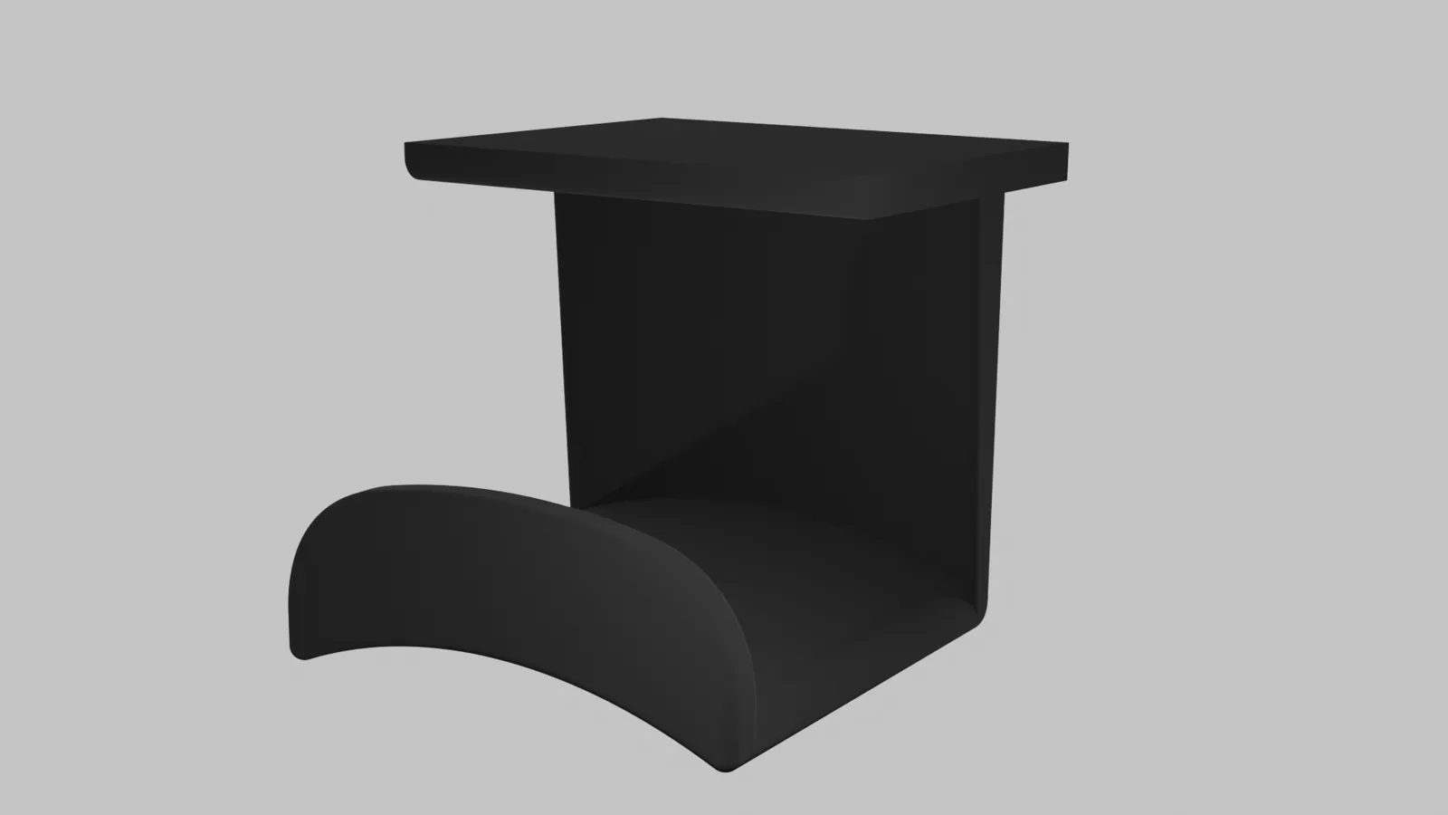 Gancho para audífonos debajo del escritorio impreso en 3D, foto 3