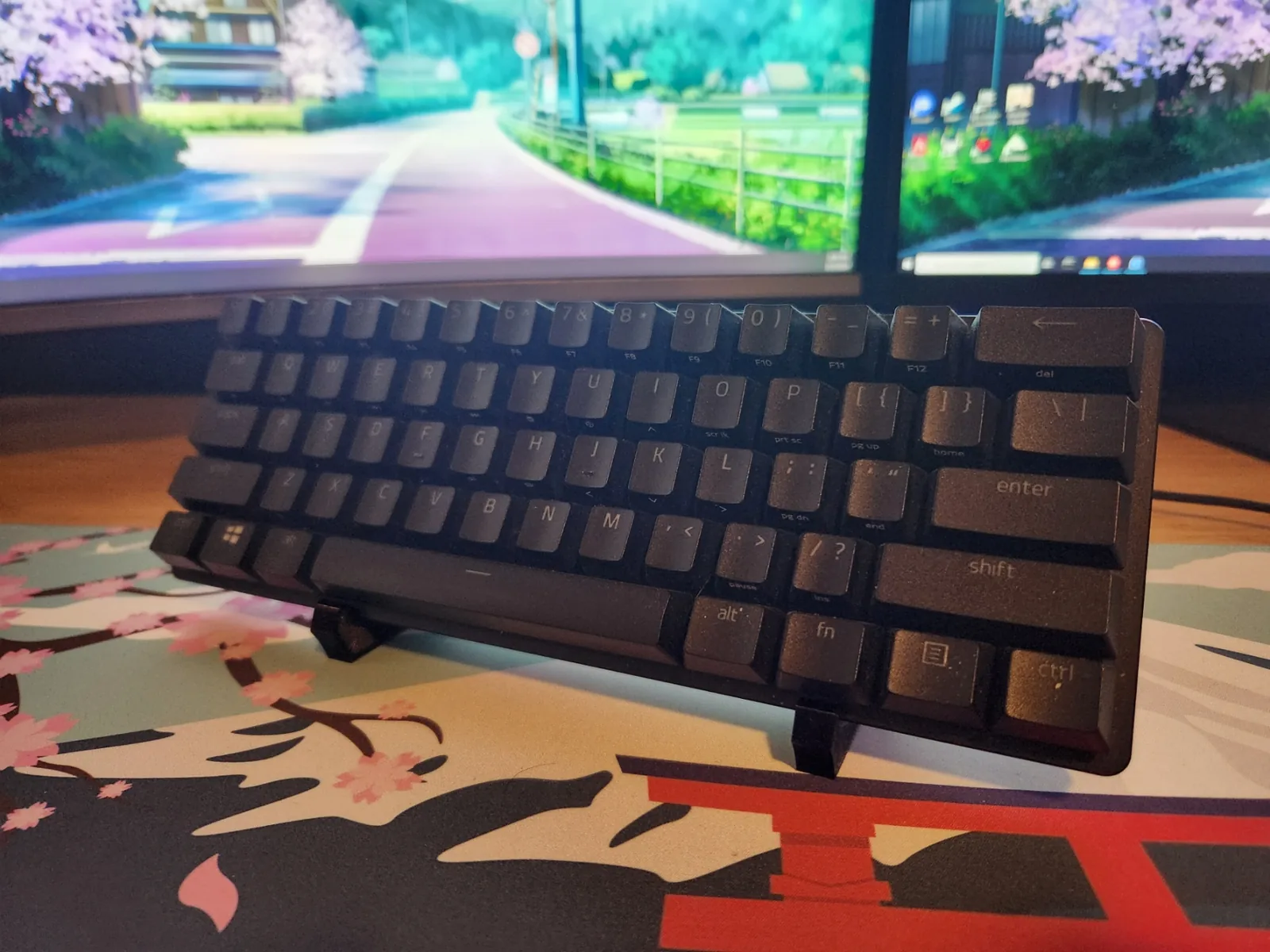 Soporte minimalista para teclado mecánico