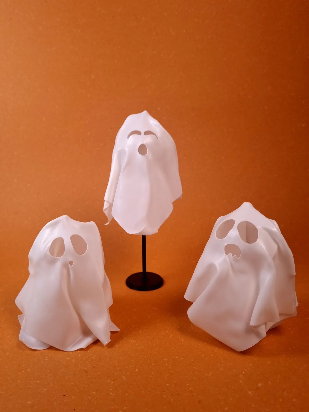 3D printed Draped Ghost for LED Candle, photo 3