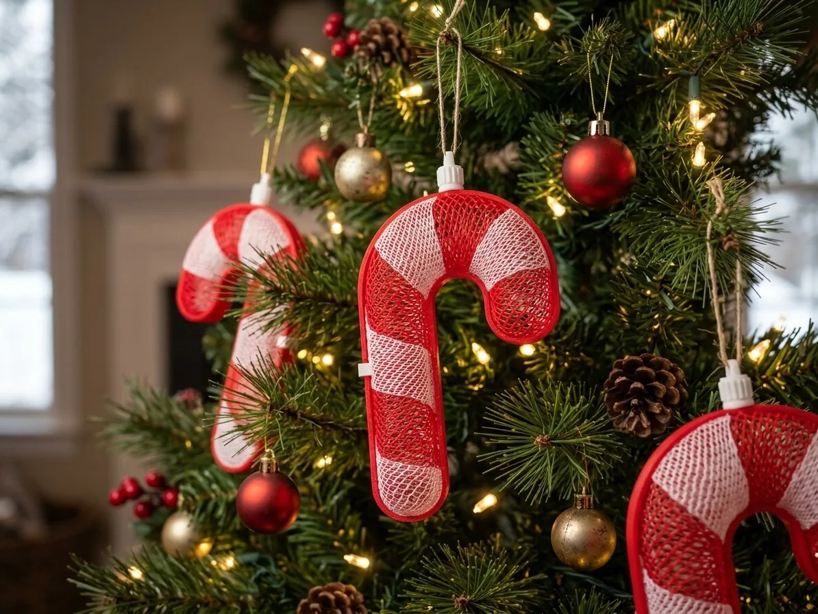 Christmas Candy Cane Container